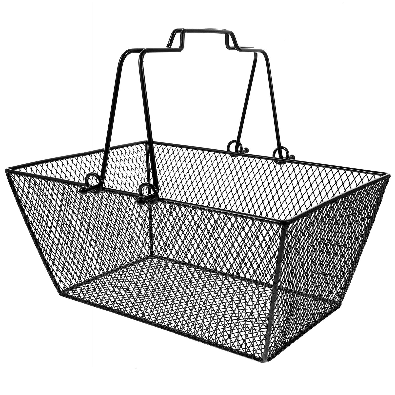 Metalowy kosz na zakupy