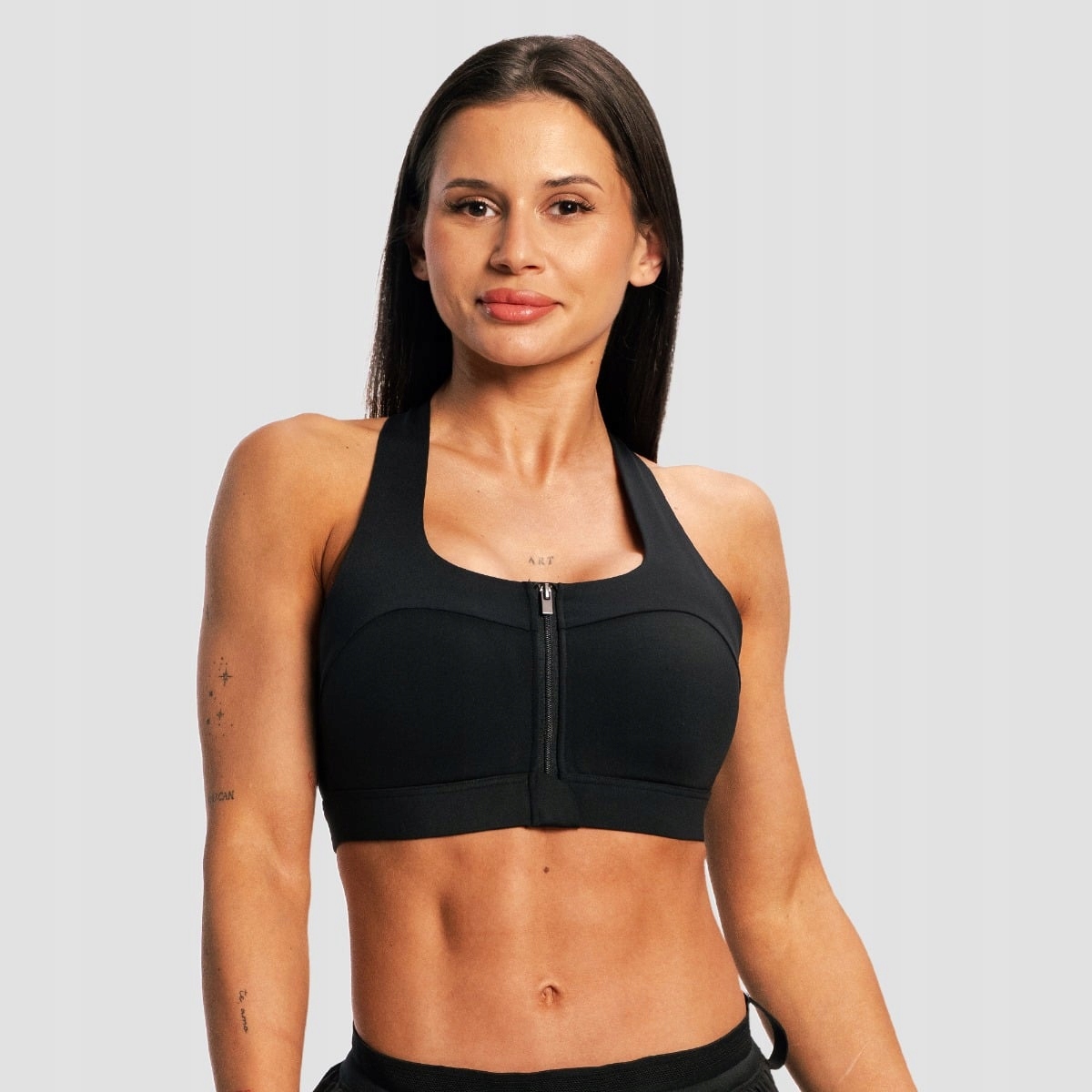 GymBeam Damski biustonosz sportowy do biegania Pulse X Black M