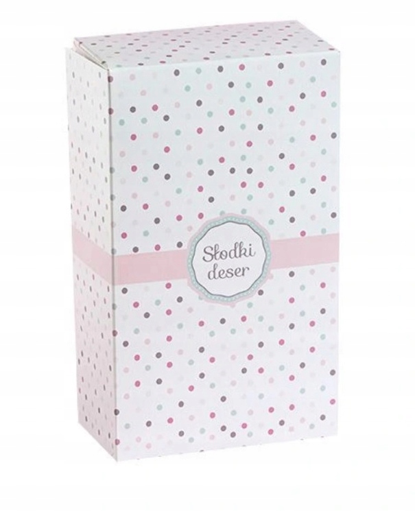 

Opakowanie cukiernicze 12,5x21x7 cm Kropki
