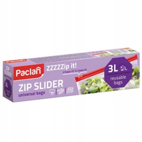 

Paclan Woreczki Strunowe Z Suwakiem 3L 15 Szt