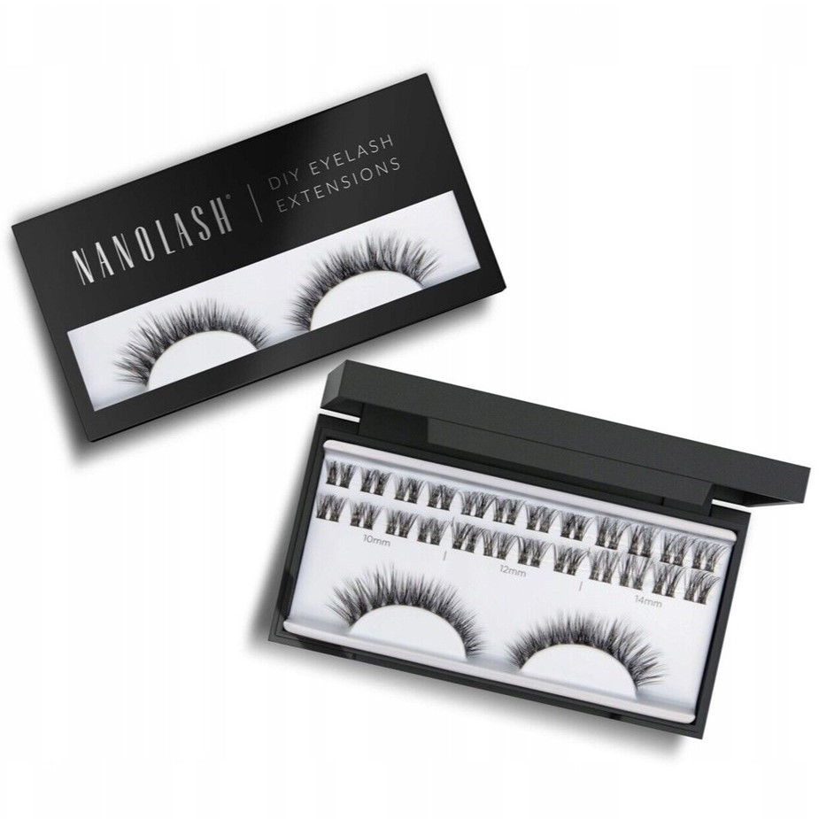 Nanolash Diy Eyelash Extensions sztuczne rzęsy w kępkach Harmony 36szt.