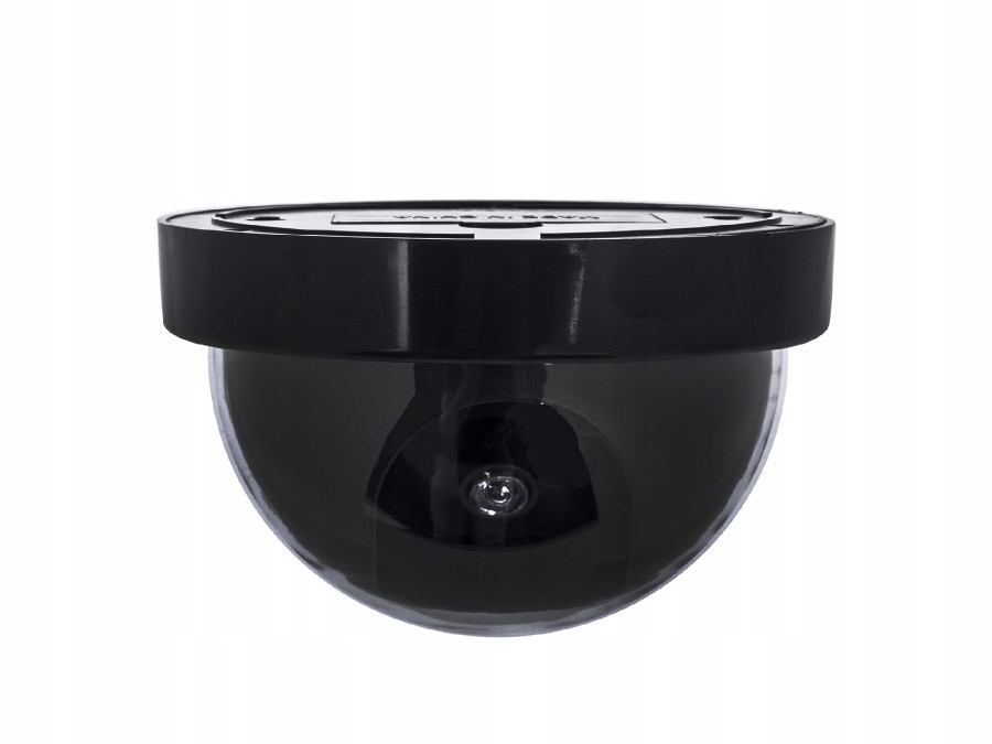 ATRAPA KAMERY PRZEMYSŁOWEJ KAMERA KOPUŁKA MIGAJĄCA DIODA LED MONITORING Waga produktu z opakowaniem jednostkowym 0.26 kg