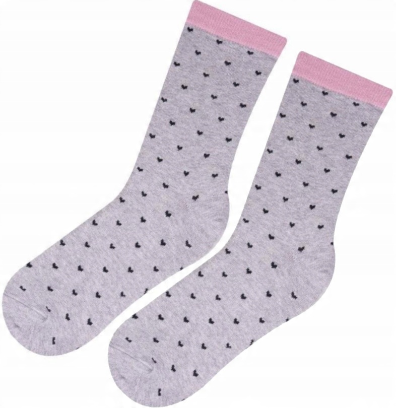 

Kolorowe Skarpetki Damskie Skarpety Serca 39-41