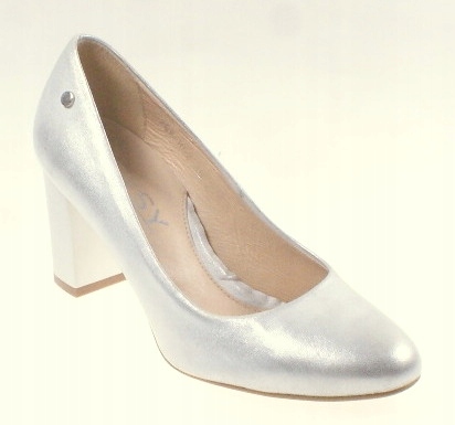 Oleksy 268 Stříbrné Lodičky Vel 36