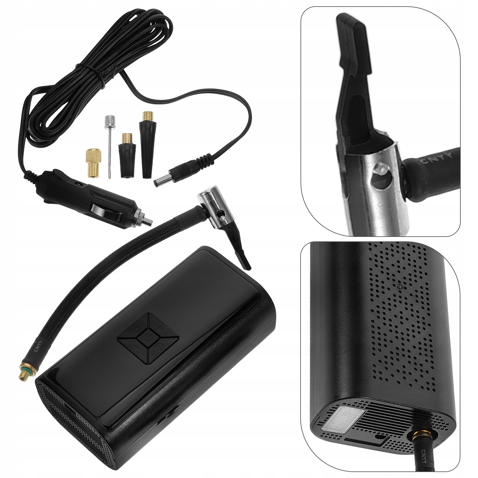 1ZEST Přenosná Elektrická Pumpa Na Pneumatiky Do Auta A Na Kolo