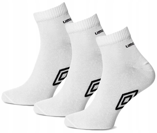 

Umbro Skarpetki Zakostki Bawełna Białe 3-PAK 35-38