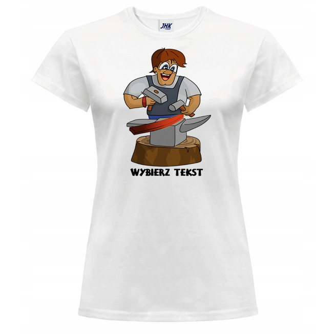 

Koszulka Damska T-shirt Zawód Kowal Kowalstwo M