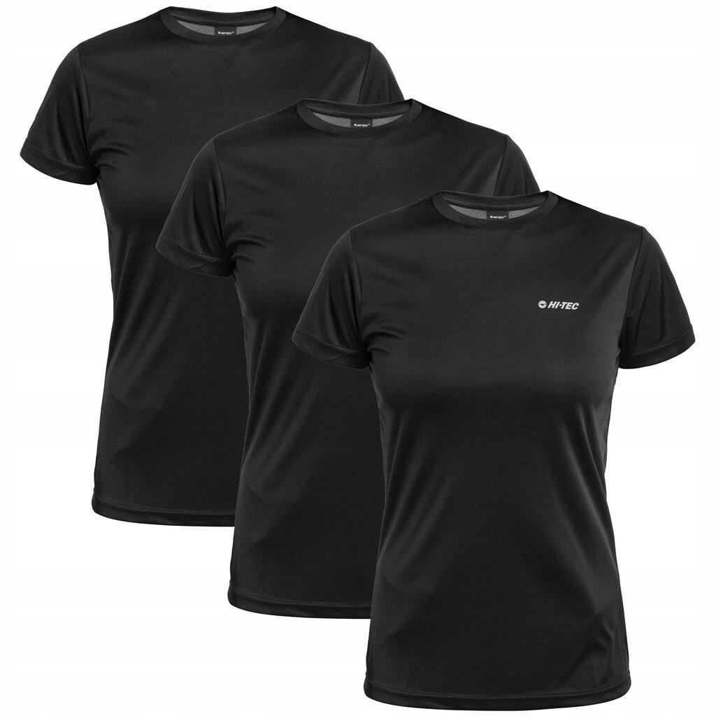 Dámské termo Tričko Hi-Tec Lady Sibic Black XL 3 ks