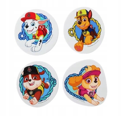 

Piankowe figurki do kąpieli Psi Patrol 4 sztuki