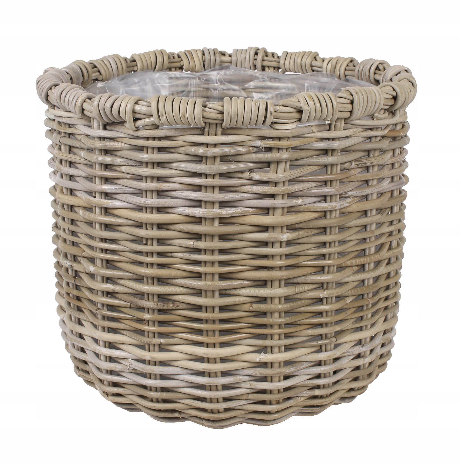 Okrúhly Ratanový Kôš S Fóliou 42x42x38 cm MP-0105.L