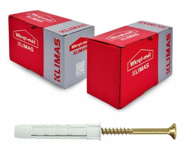 Kołki uniwersalne rozporowe 6x60 wkręt-met kołek KW 100szt Producent Wkręt-Met