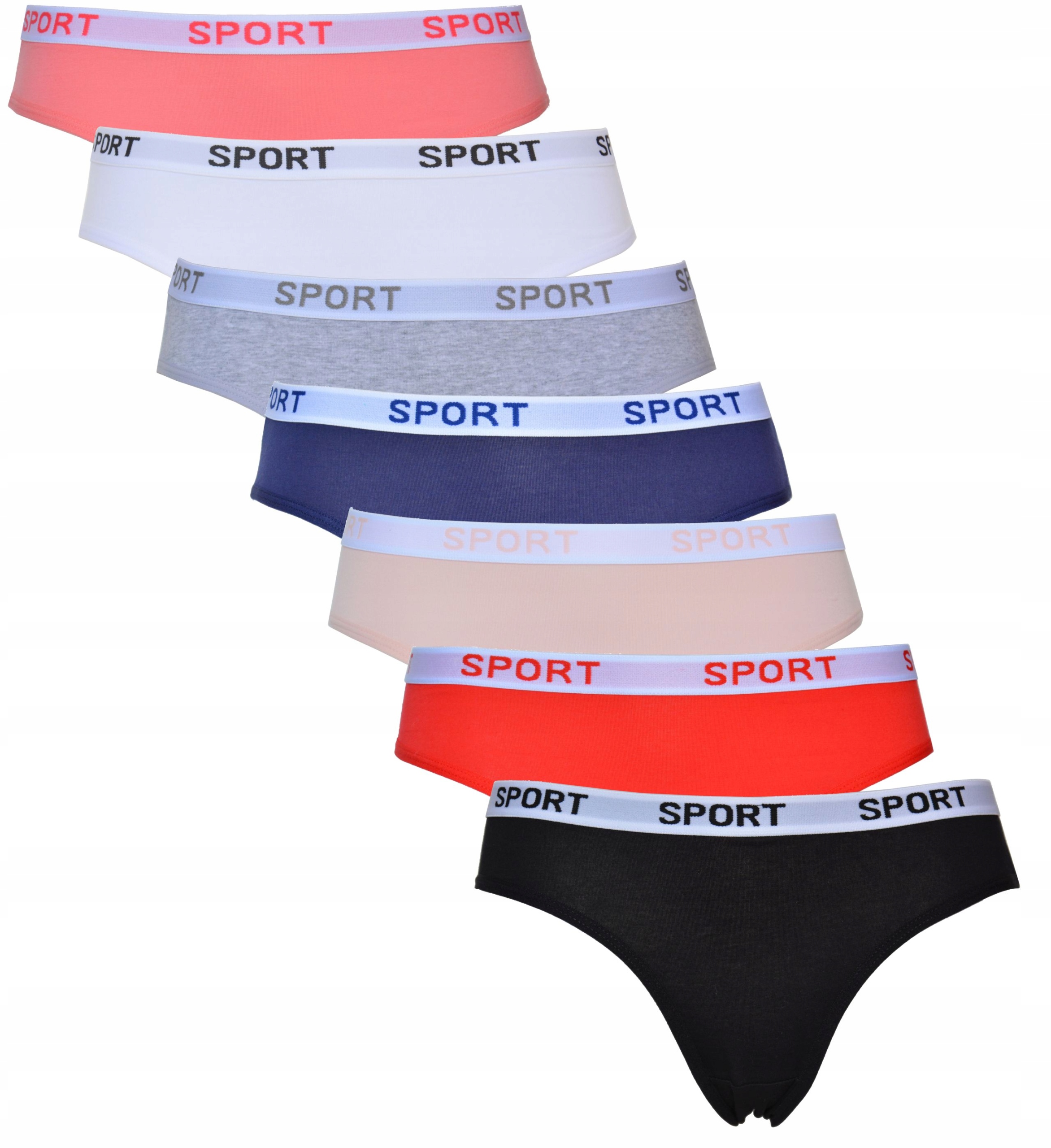 

majtki bawełna XL bawełna sport zestaw 7 szt 187