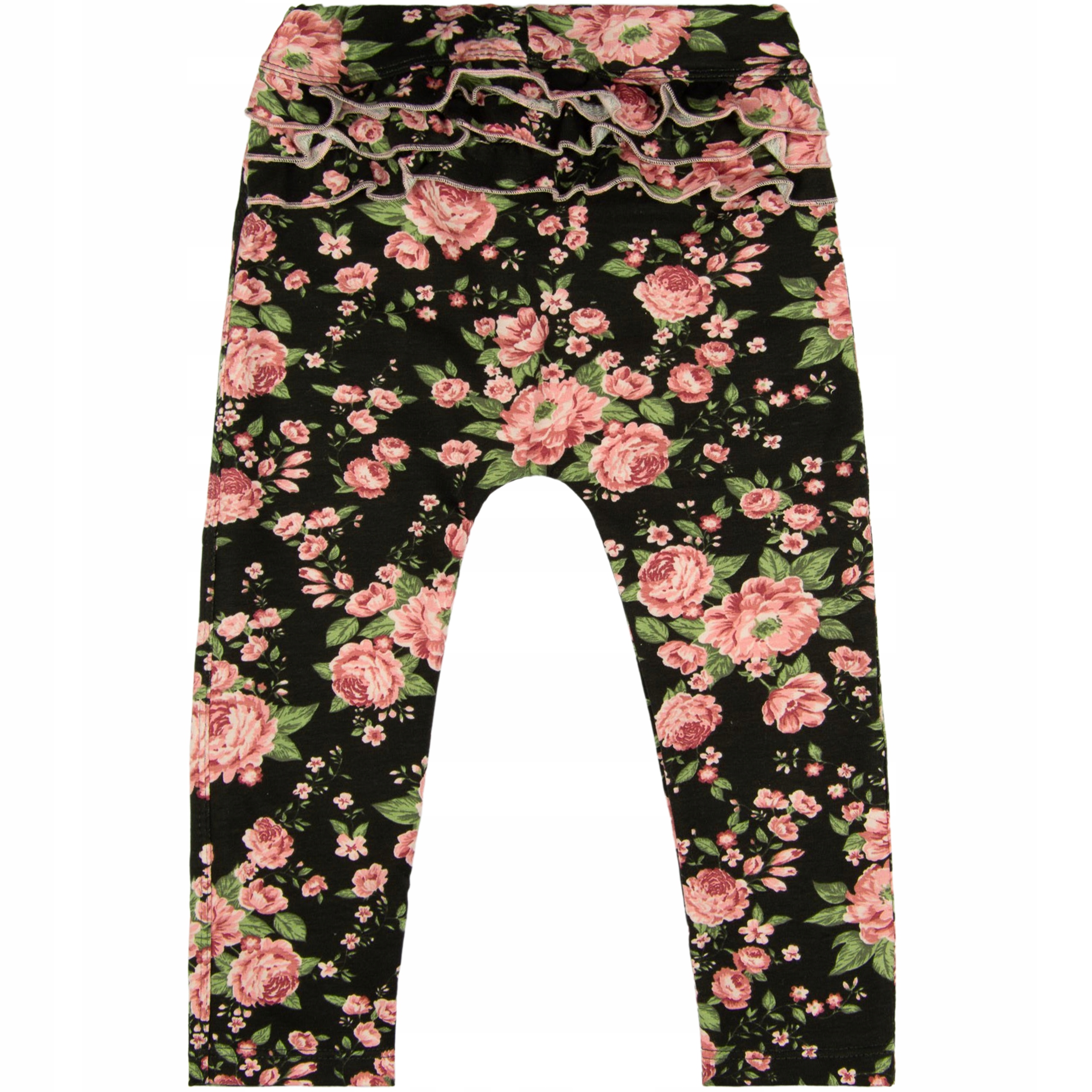 

Legginsy Z Falbankami angielskie róże 68 dresowe