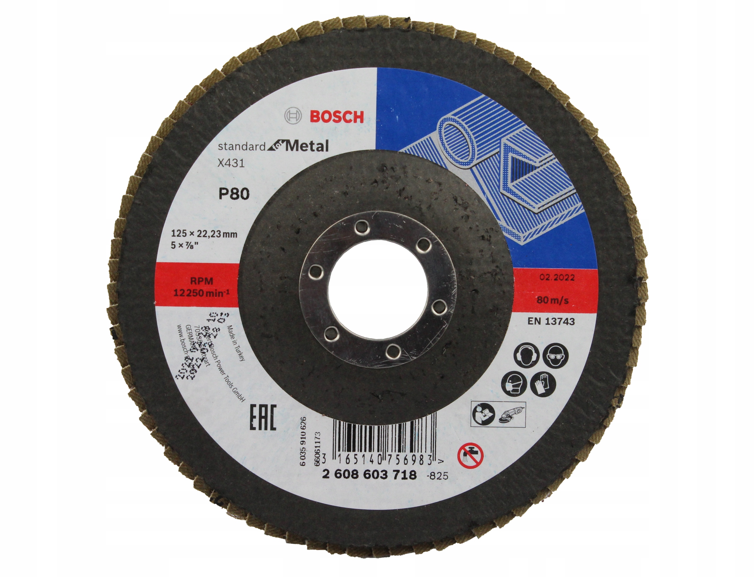 

Tarcza Listkowa 125mm GR.80 Do Metalu Bosch