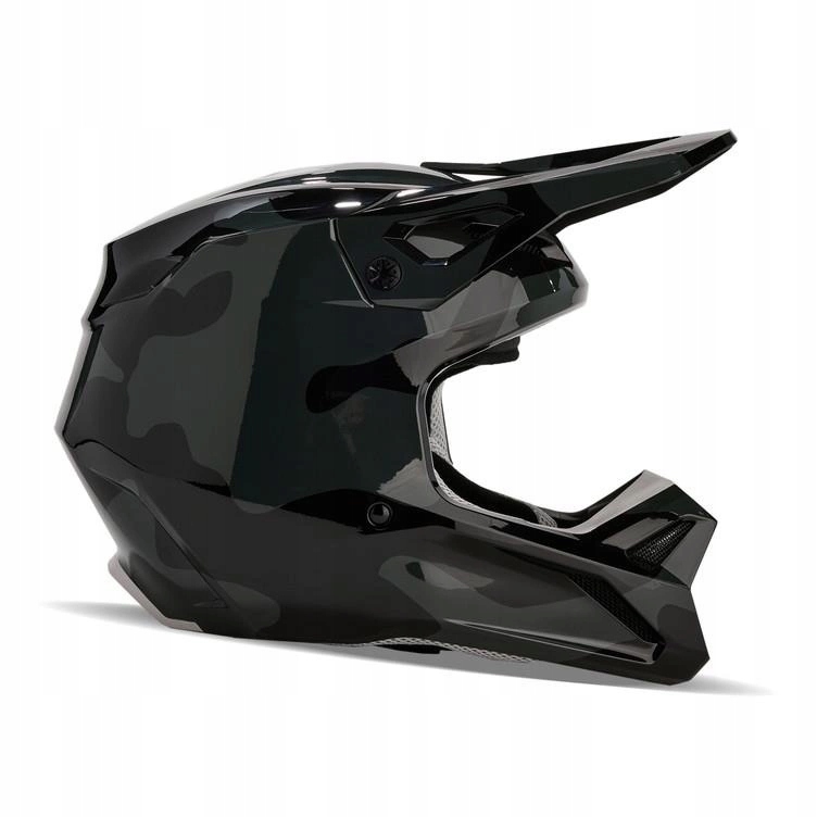 Detská crossová prilba Fox Junior V1 Bnkr Black Camo čierna šedá Darčeky