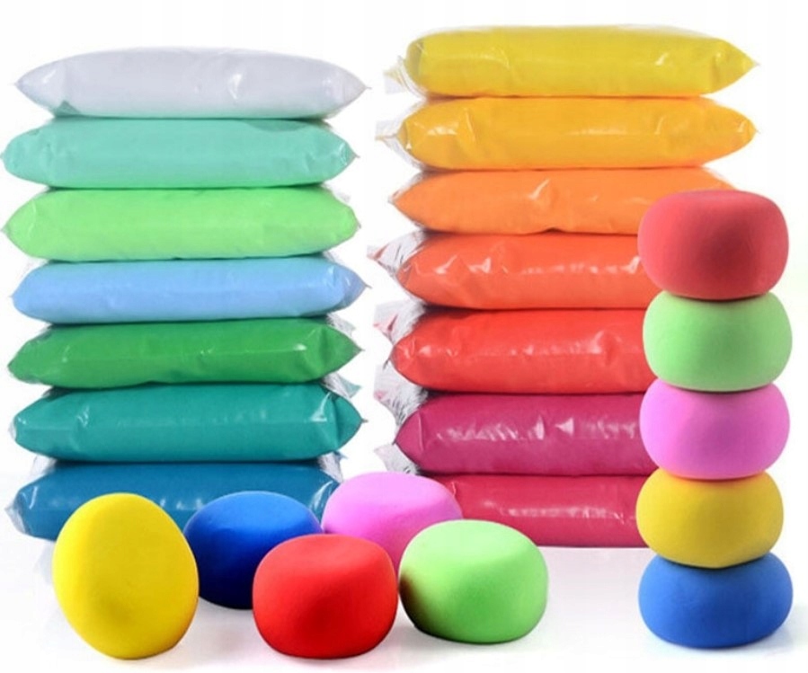 MAGICZNA PIANKOLINA MASA PLASTYCZNA SUPER CLAY 24 Rodzaj masy antystresowe