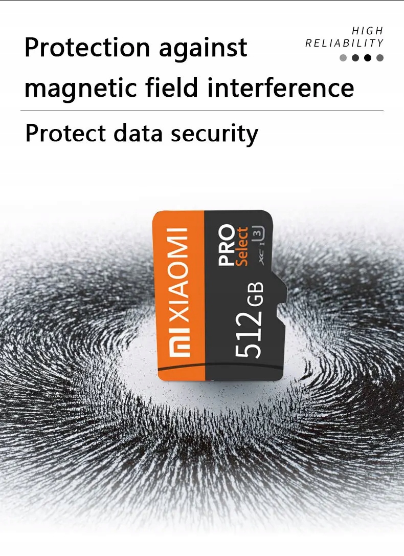 Karta micro SD Card Xiaomi Memory 256GB Maksymalna prędkość zapisu 100 MB/s