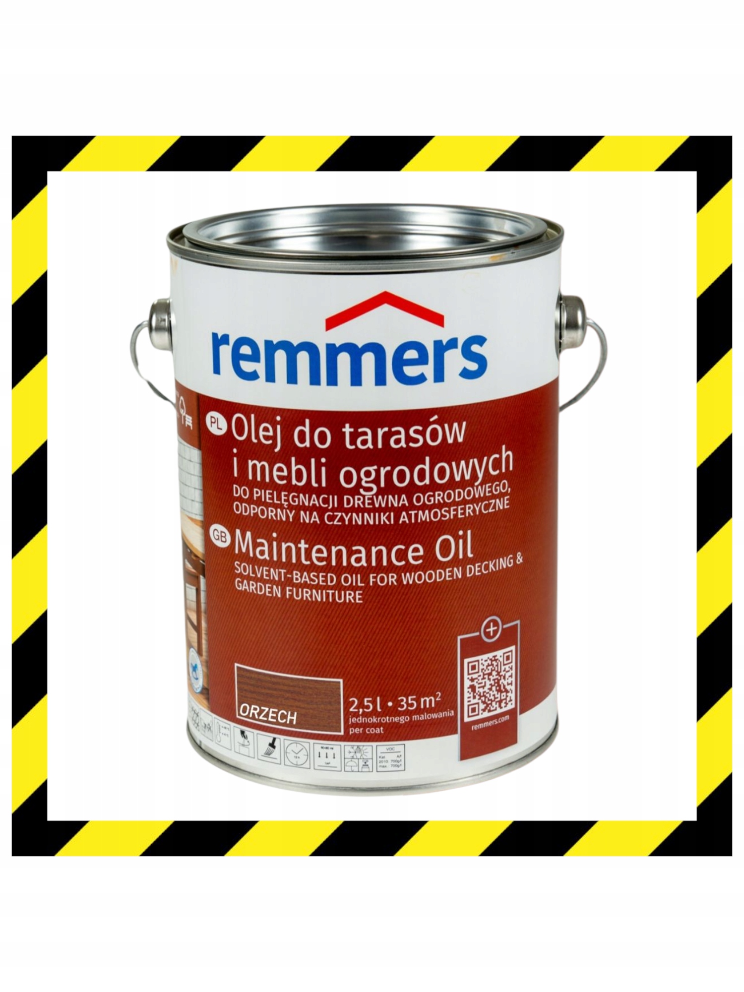 Remmers olej do tarasów i mebli ogrodowych 2,5L Orzech nutwood radmirradom