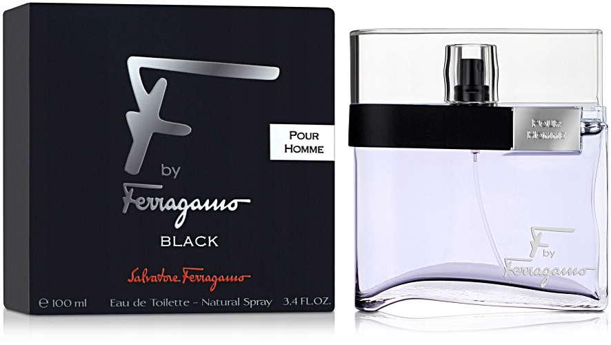 Salvatore Ferragamo F By Ferragamo Black Edt 100 ML