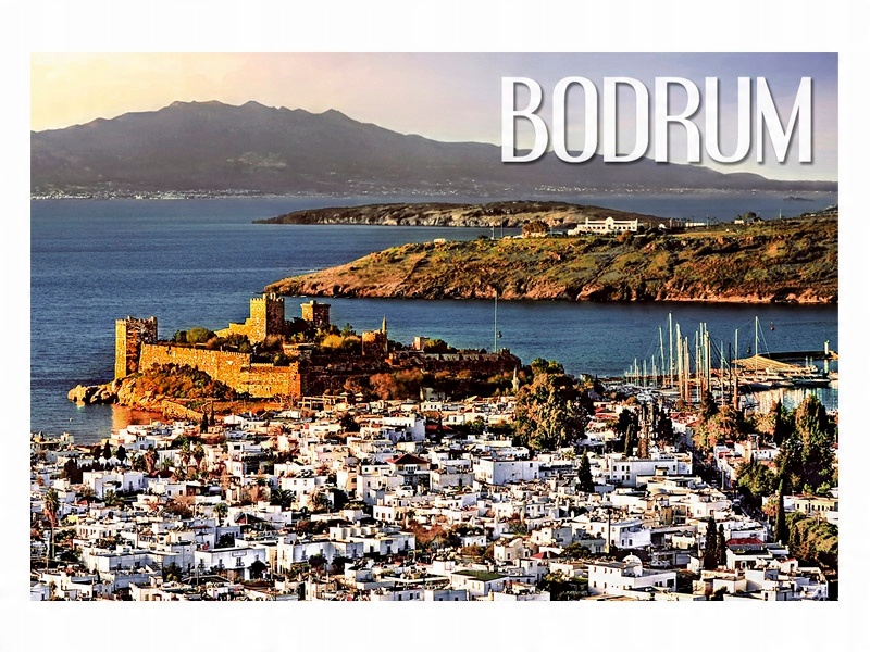 

Bodrum Panorama Miasto Magnes na lodówkę