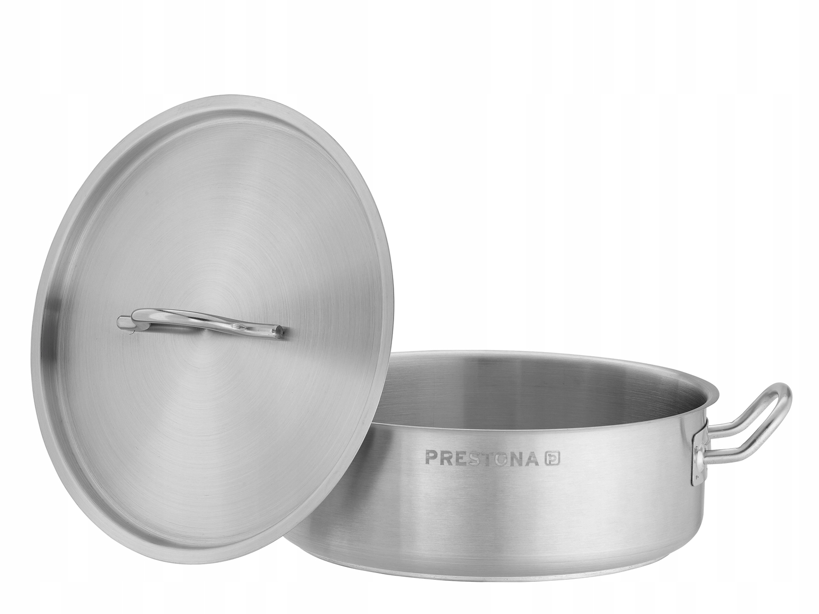 Garnek niski 2,2 l z pokrywką ze stali nierdzewnej indukcja | PRESTONA Kod producenta 210121