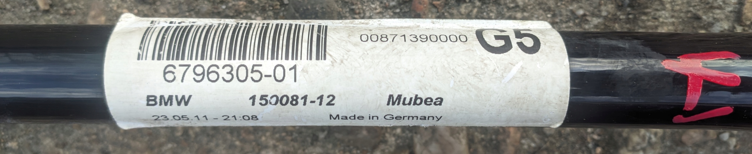 BMW E87 2.0D 11R stabilizer rod front 6796305