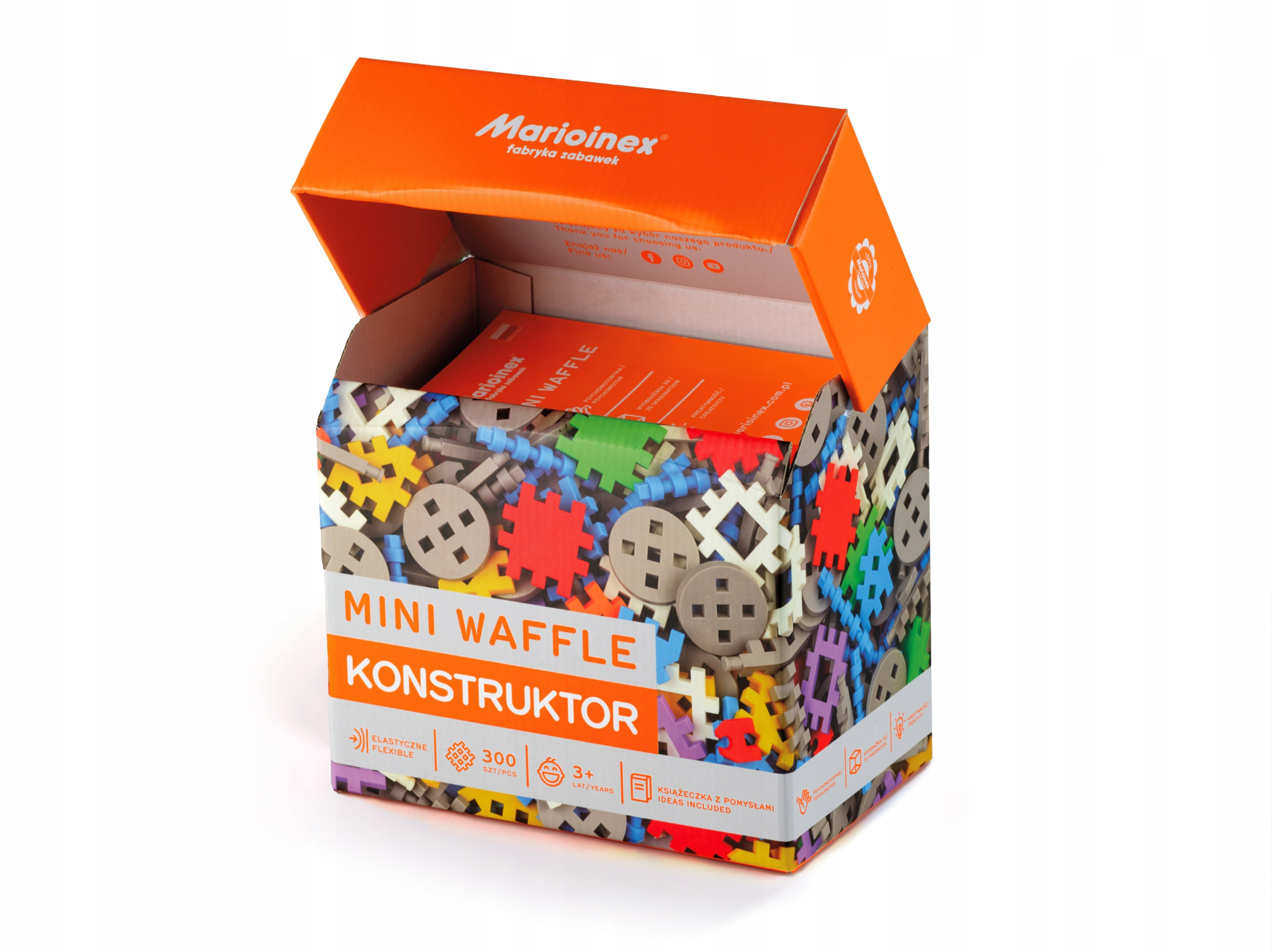 Mini Waffle 300 elementów Konstruktor Marioinex 293448