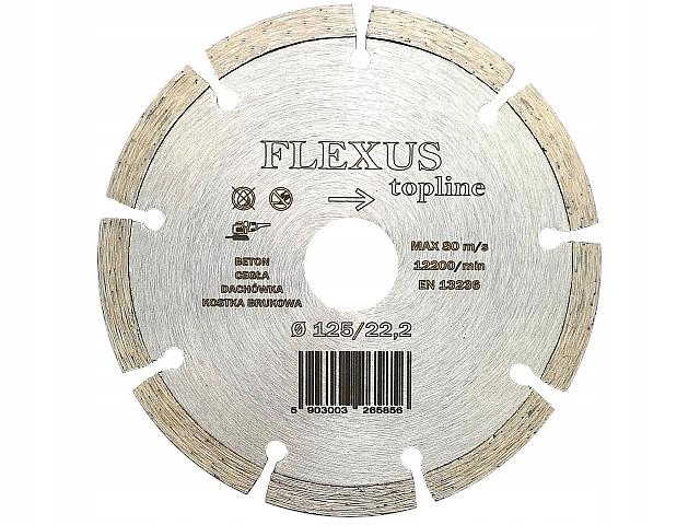 

Tarcza diamentowa segmentowa 125 do betonu Flexus