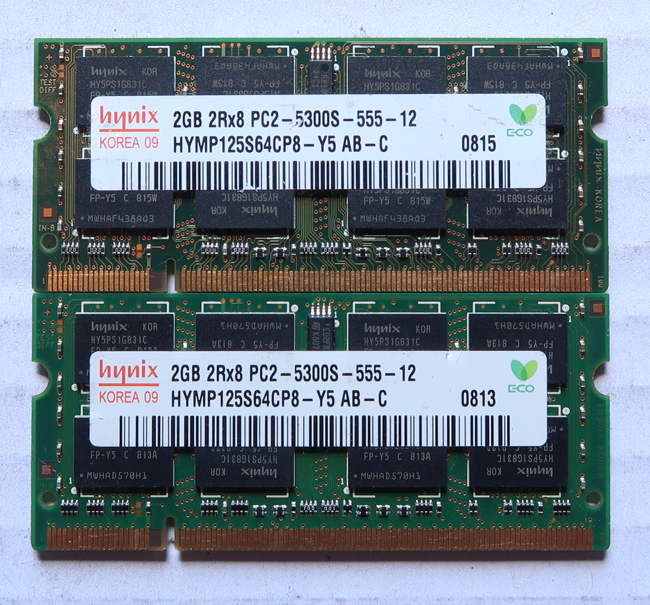 New 4GB Kit 2x2GB DDR2 667Mhz PC2-5300S CL5 Laptop Sodimm SDRAM Memory RAM Kit 