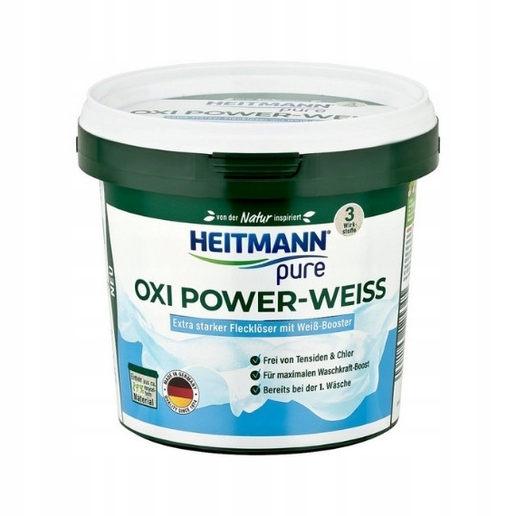 

Heitmann, Pure Oxi Biel, Odplamiacz do białych tek