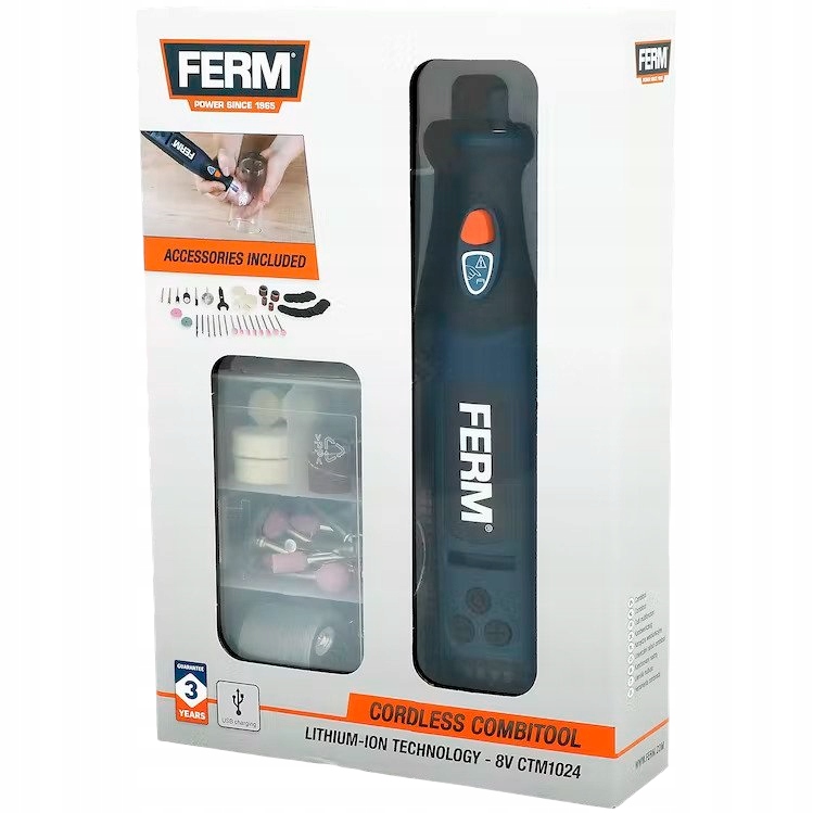 MINI SZLIFIERKA URZADZENIE WIELOFUNKCYJNE 8V 50EL. Marka Ferm