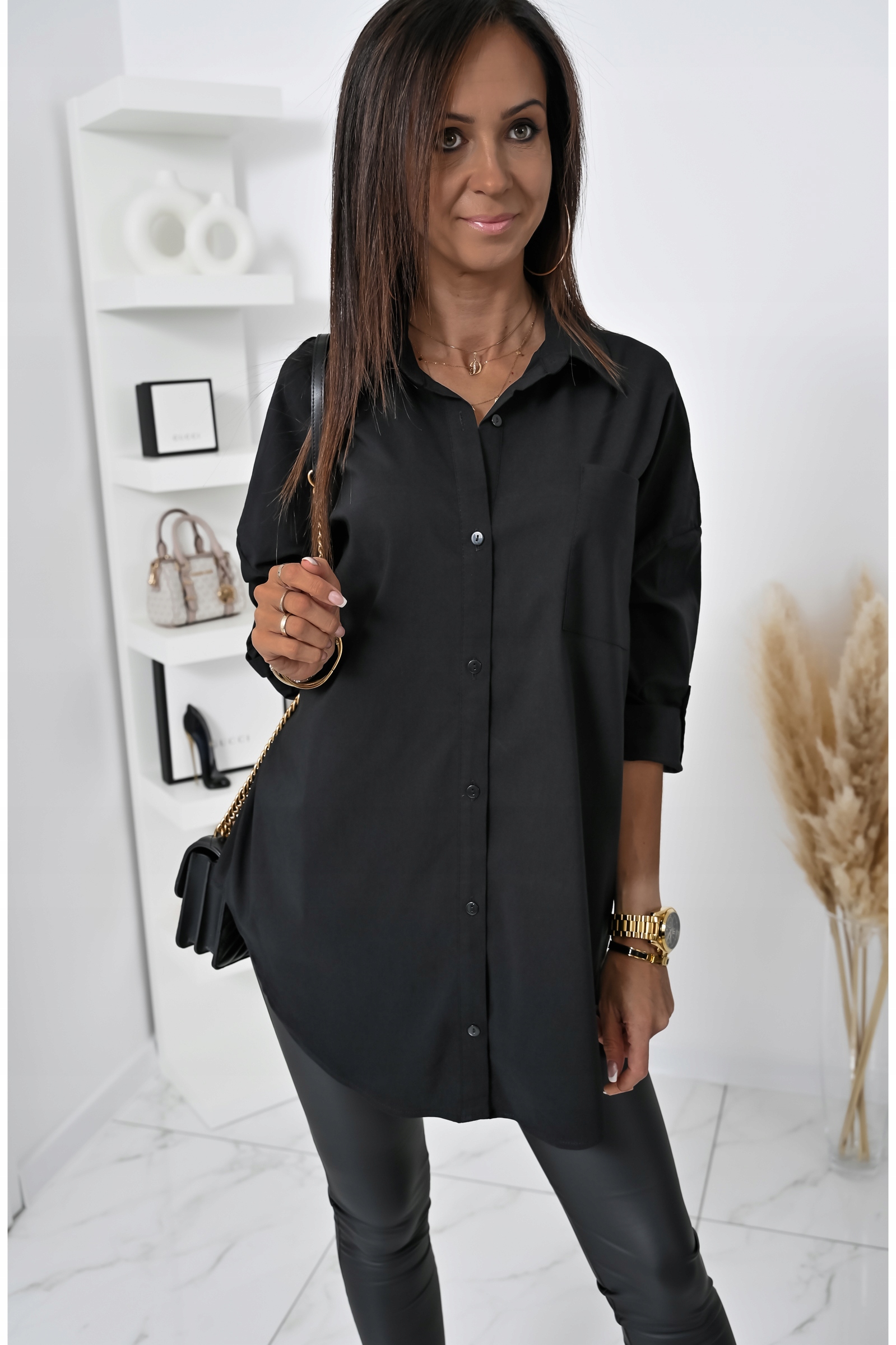 CASUALOWA KOSZULA OVERSIZE EMMELINE! WZ.13 XXL Rozmiar XXL