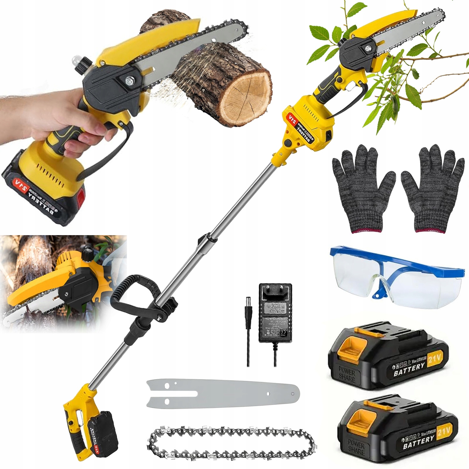 Profesionální pila na výložníku pro zahradu a farmu bez přerušení