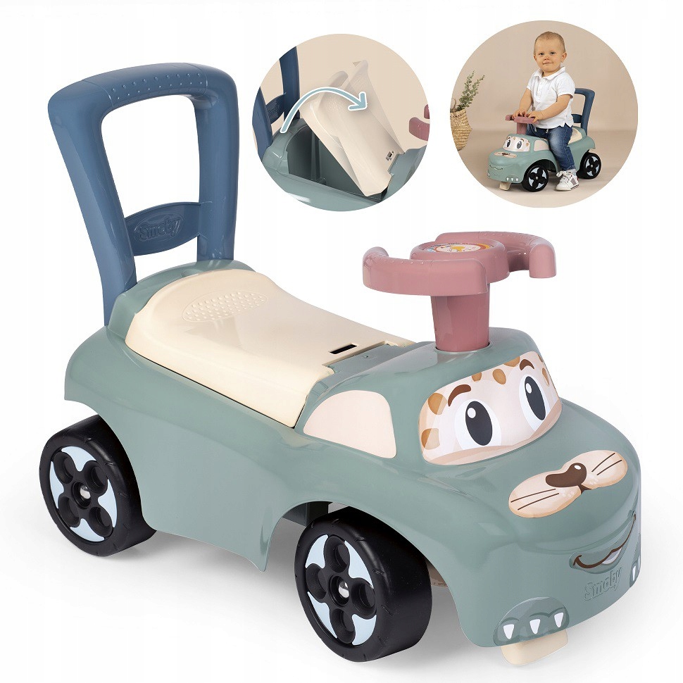 

Smoby Little Jeździk Pchacz Odpychacz 3W1 Kotek