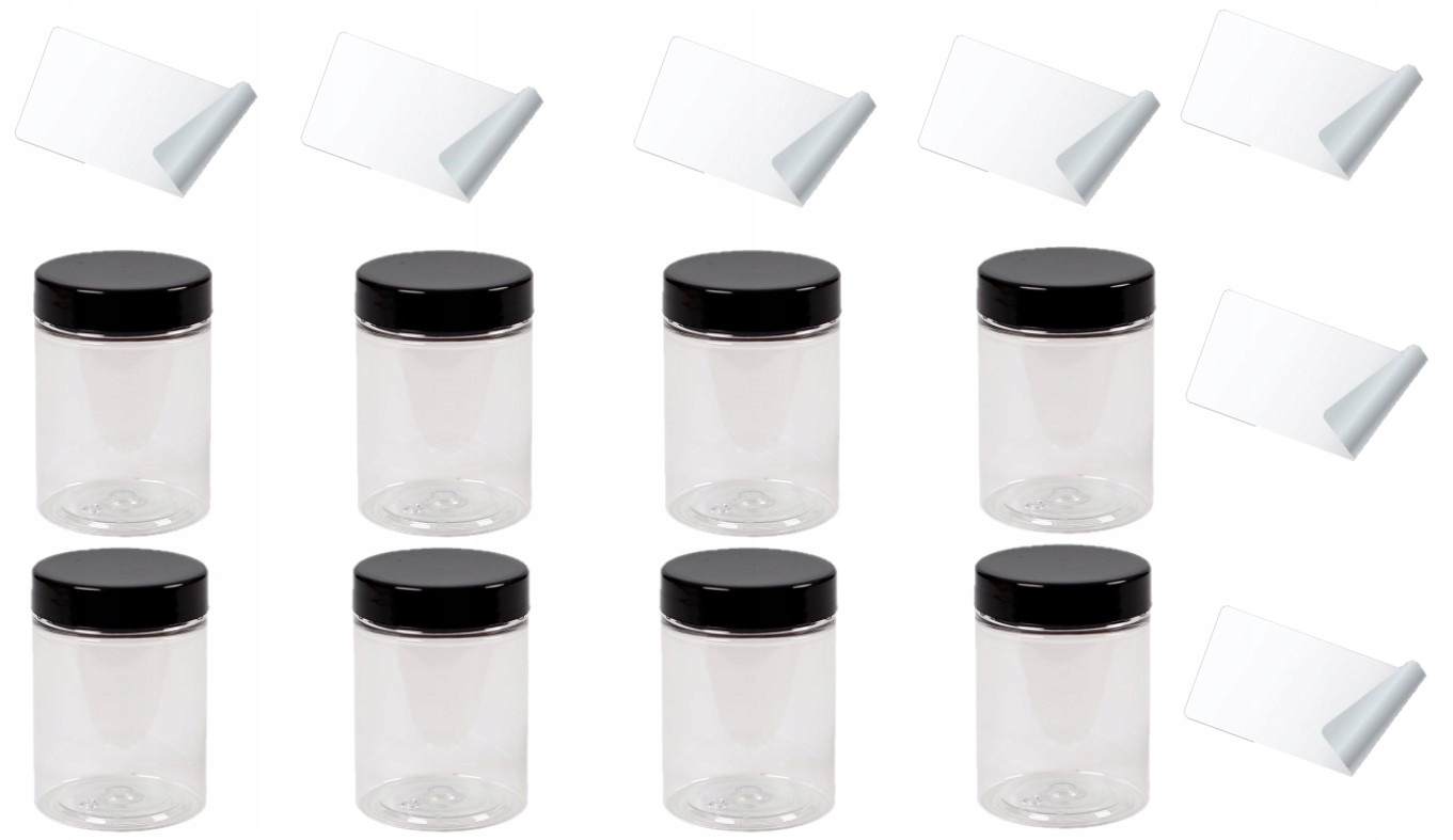 

Pojemnik Słoik 100 ml Na Przyprawy 8 szt+ETYKIETY