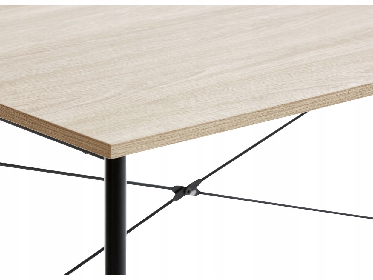 LOFTOWE Biurko VAND 120x60cm dąb/czarny Kod producenta 3620818