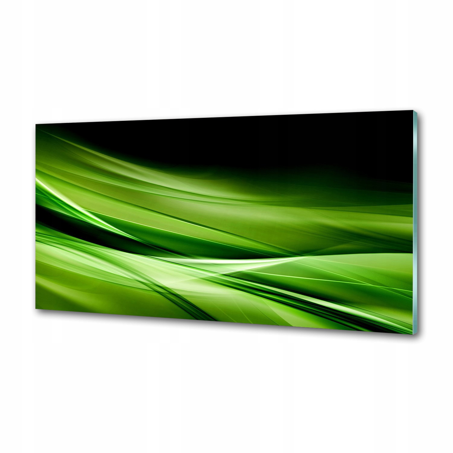 Panel do kuchyně Zelené vlny pozadí 120x60 cm Lepidlo