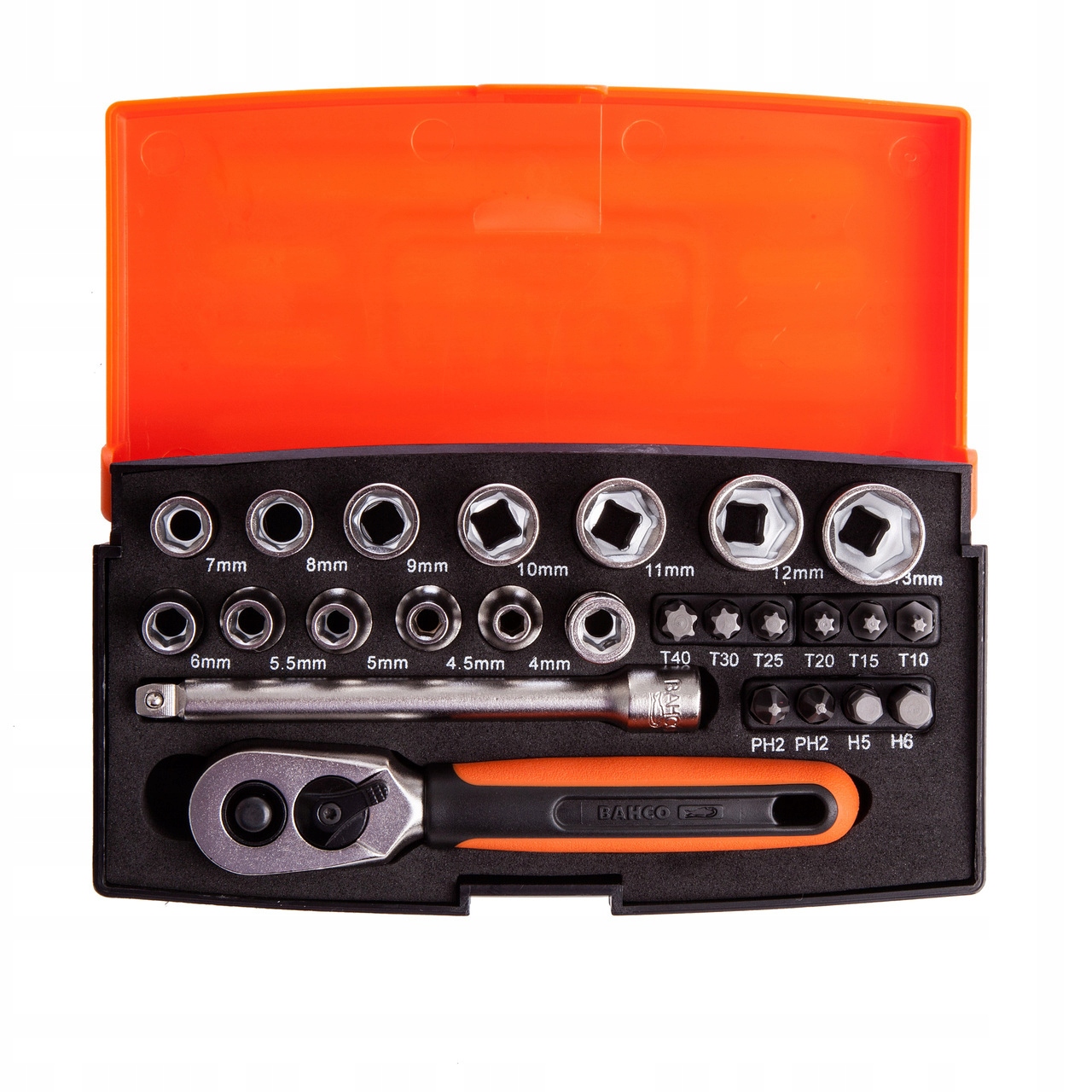 Zestaw narzędzi Bahco 25 elementów Liczba elementów w zestawie 25