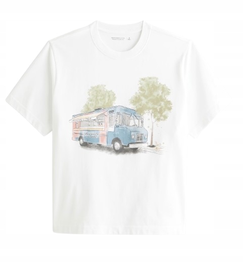 tričko Hollister Abercrombie&amp;Fitch tričko XL/XXL autobus premium