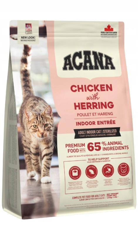 Acana Cat Indoor Entrée sucha karma dla kota 1,8 kg