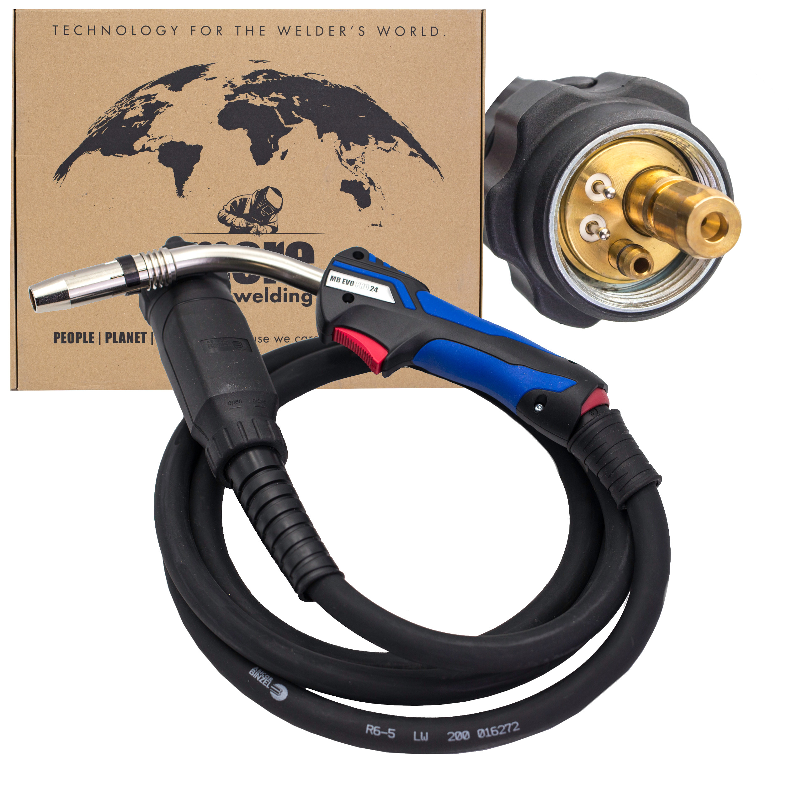 Uchwyt spawalniczy Abicor Binzel MB24/4m 012.0252