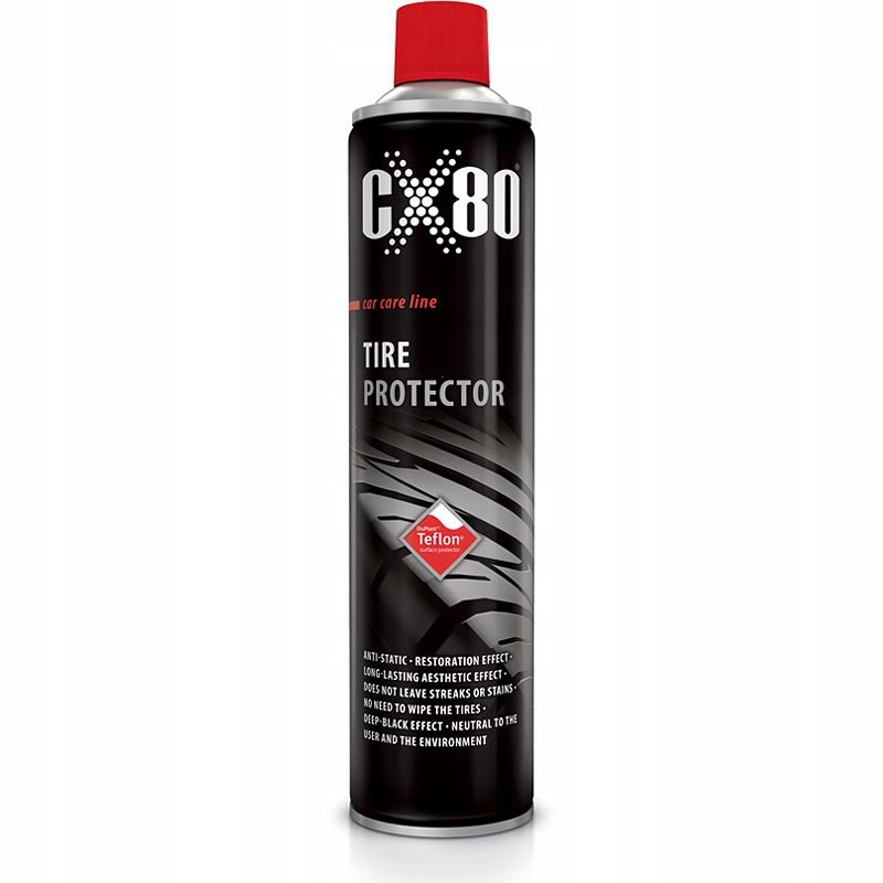 Preparat do pielęgnacji opon CX80 600 ml spray antystatyczny