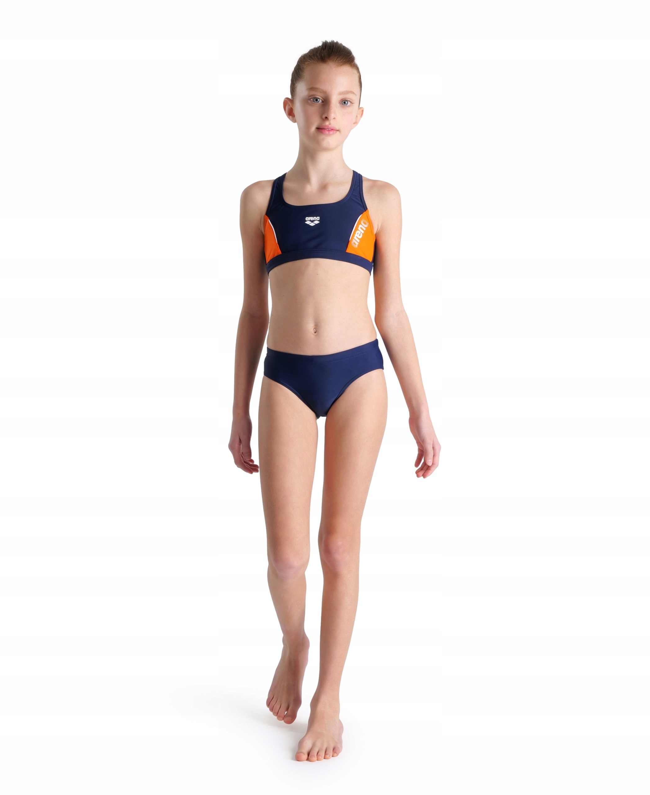 Strój kąpielowy dziewczęcy dwuczęściowy na basen Arena Thrice 140cm