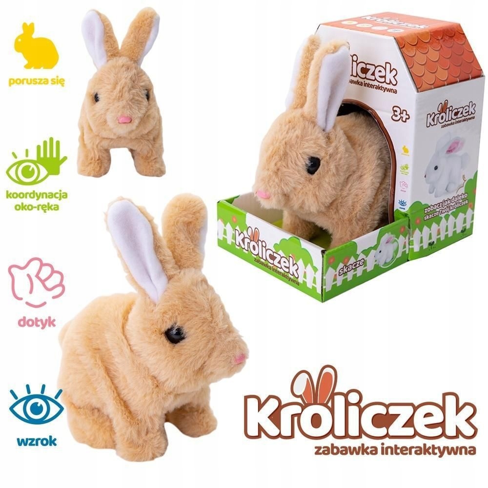 

Króliczek Na Baterie Brązowy
