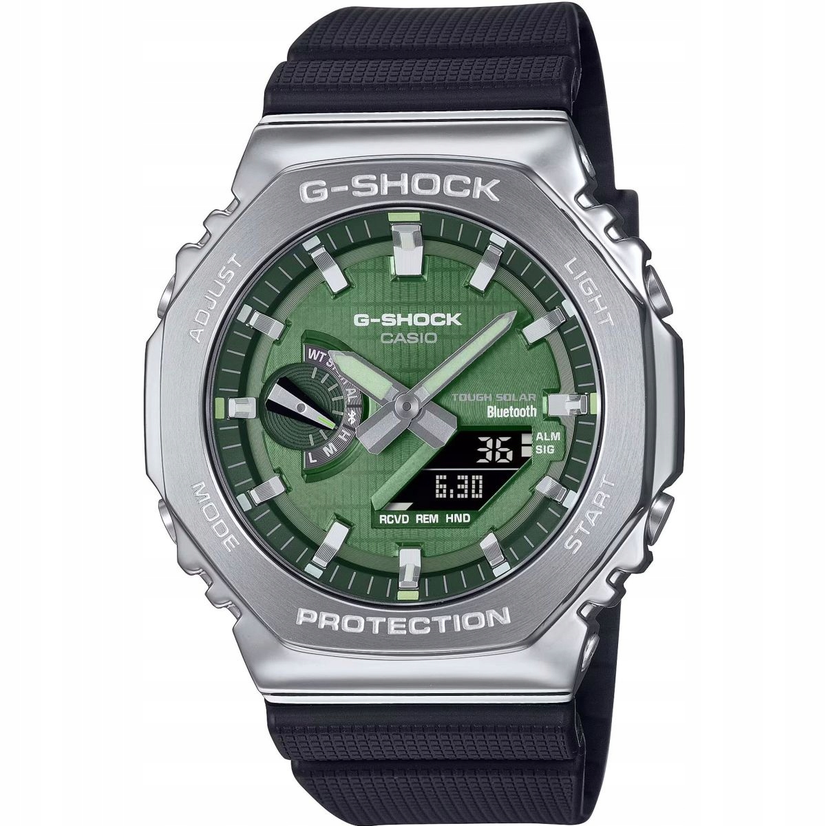 Casio G-shock G-Steel pánské hodinky zelené GBM-2100A-1A3ER