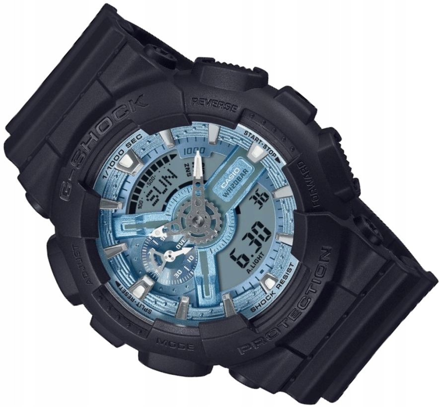 Sportovní Hodinky Casio G-shock GA-110CD-1A2ER Multifunkční Modré WR200