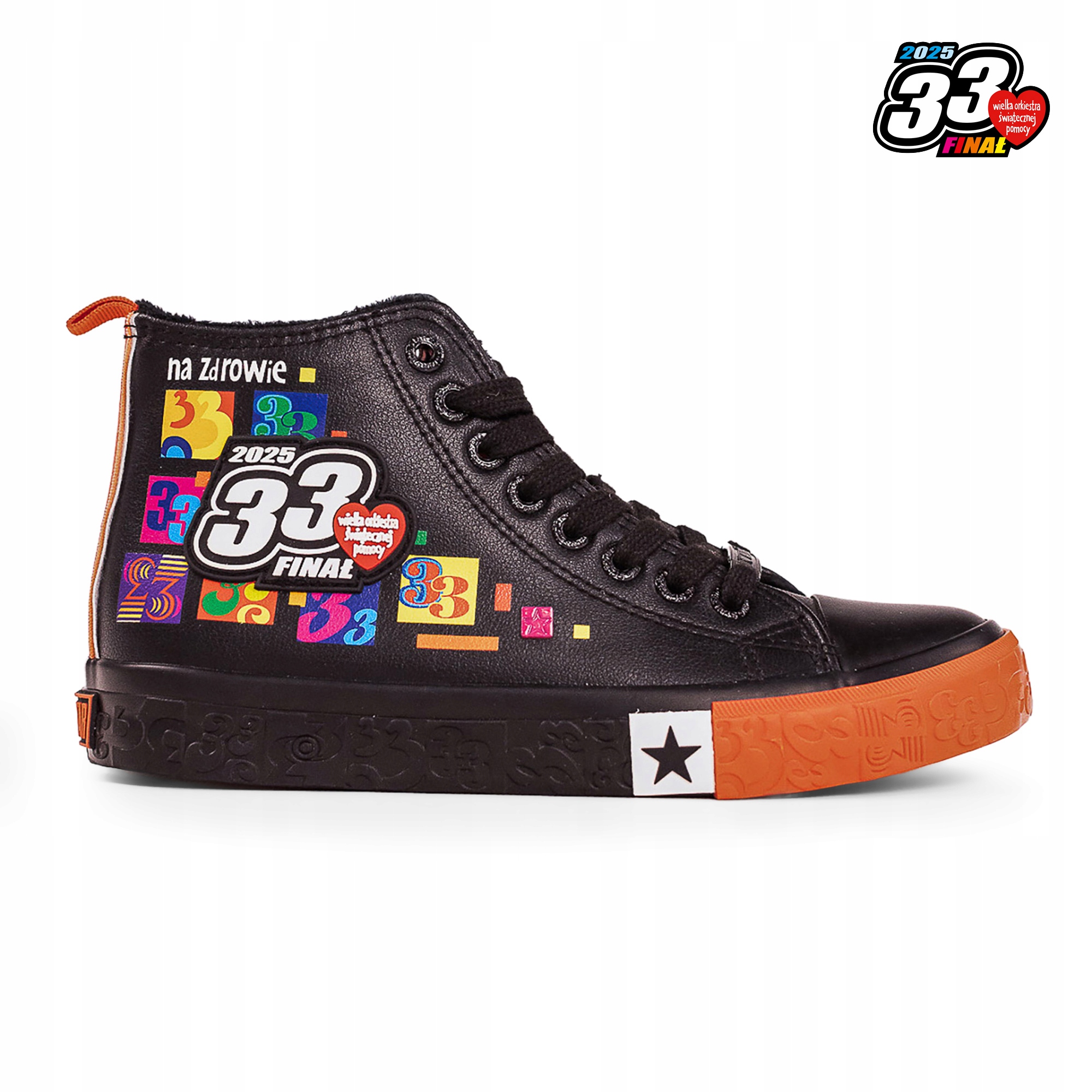 Dámské tenisky Big Star RR274A651 33 finále Wośp černé 38 Eu