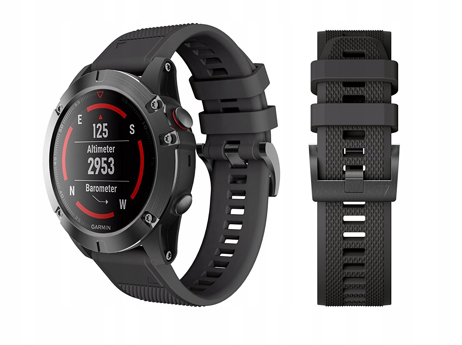 

Flexi Sportowy Pasek Silikon Do Garmin Fenix 5