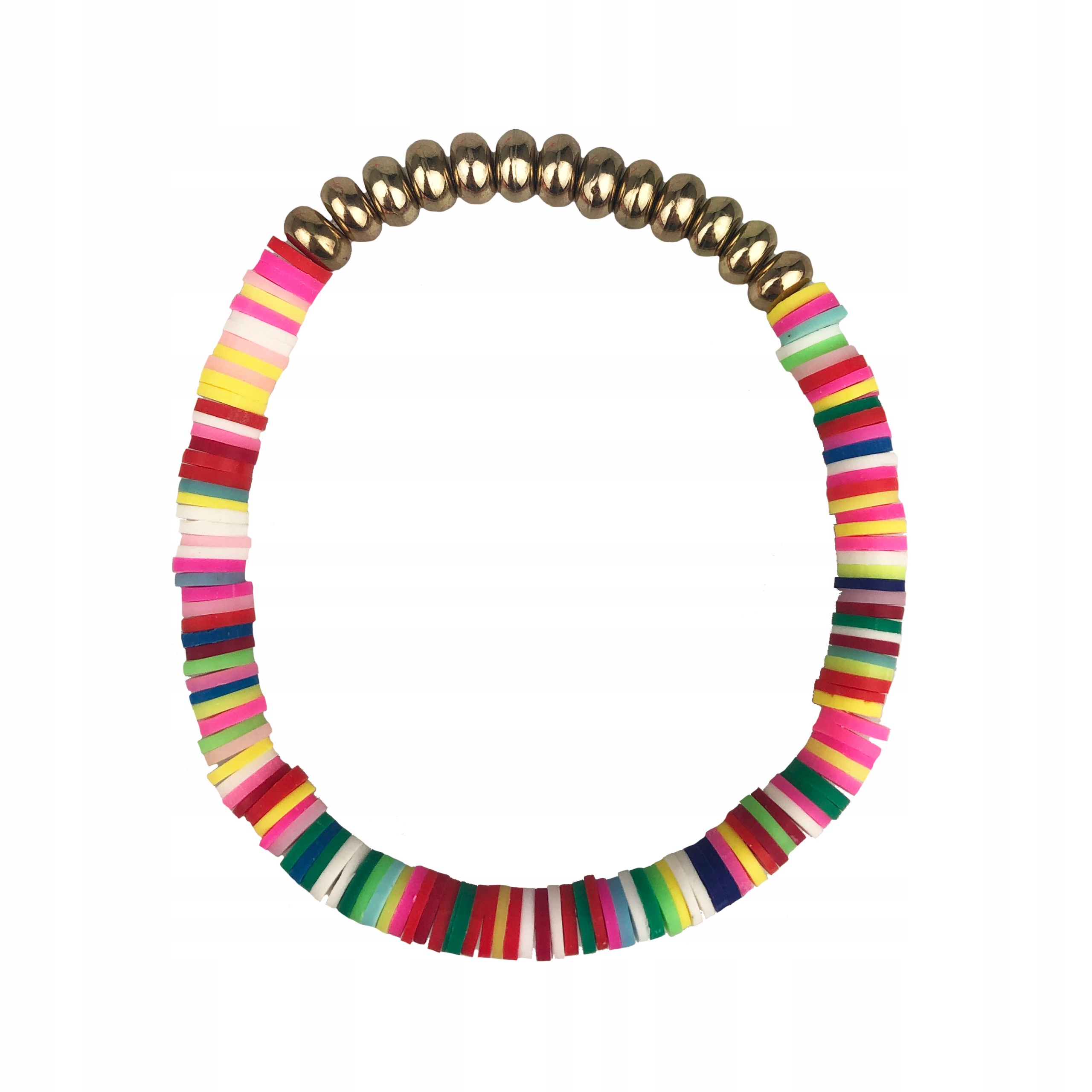 

Bransoletka Sunny kolorowa na gumce Koraliki