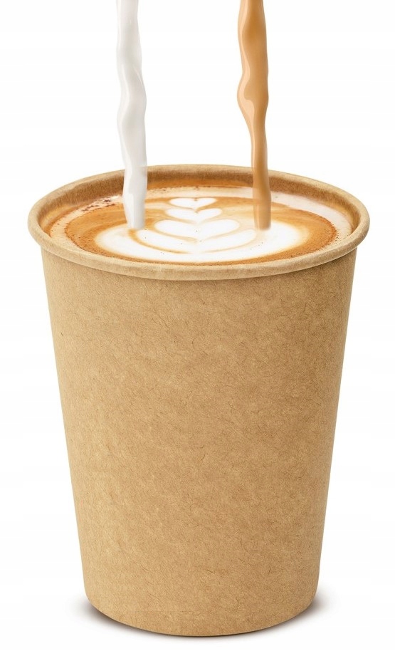 Бумажные стаканчики 250мл для кофе чая крафт 100ПКС БУМАЖНЫЕ СТАКАНЧИКИ